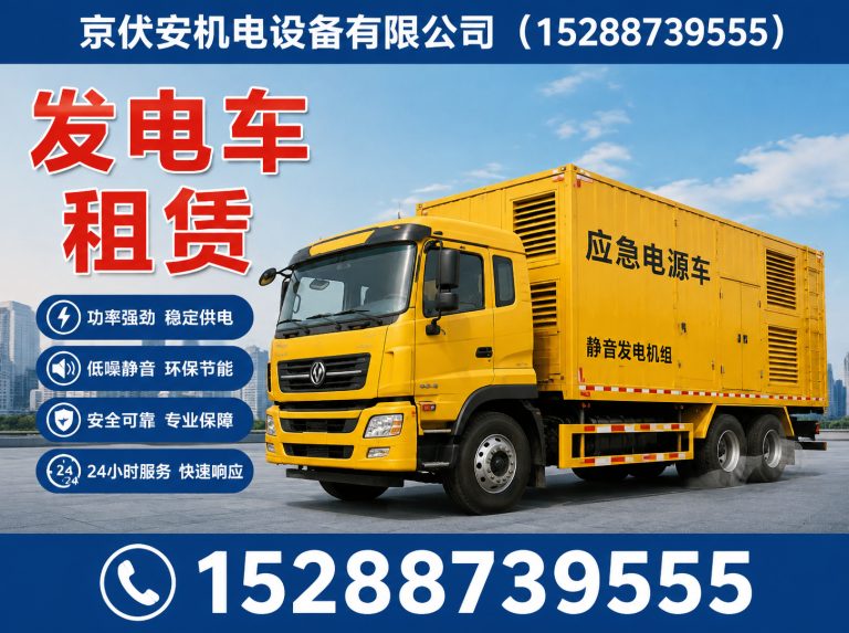 徐州发电车租赁展示图